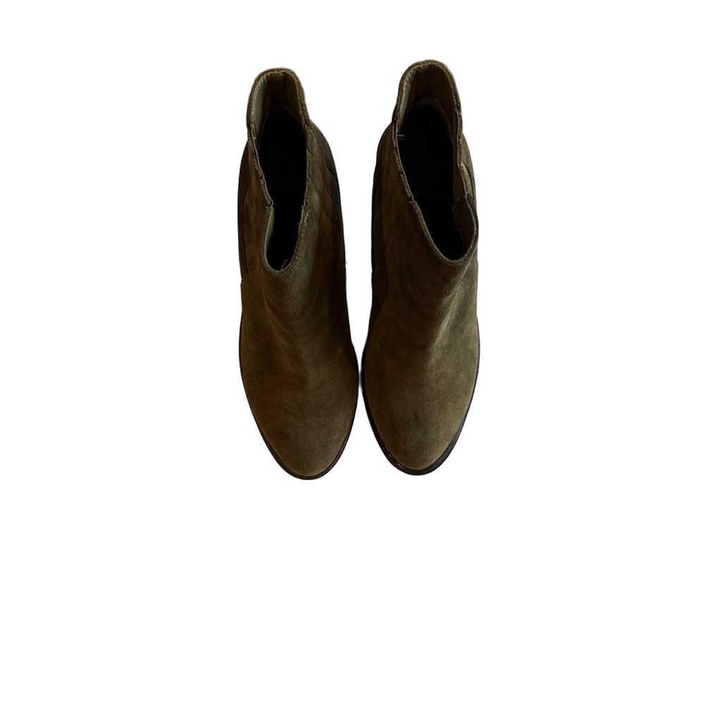 JOIE Moss Green Suede CHLOE  Bootie | Size 38.5 US 8 Perfect fall boot!! - Picture 8 of 9